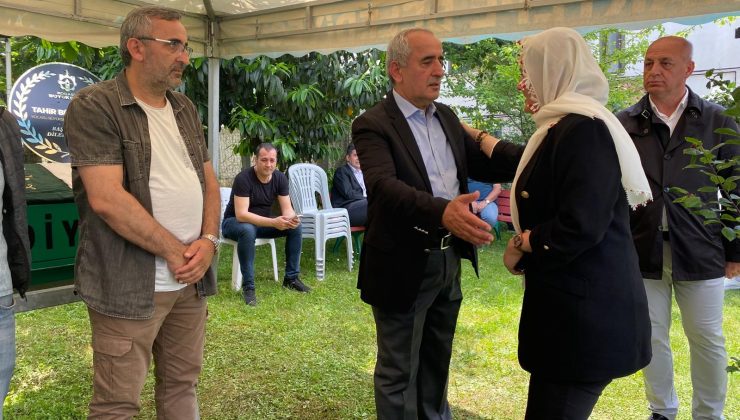 Başkan Hürriyet Haydar Akar’ı acı gününde yalnız bırakmadı