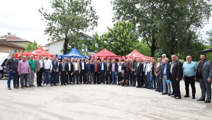İzmit Belediye koordineli çalışmak adına kırsal mahallelerin muhtarlarını dinledi 