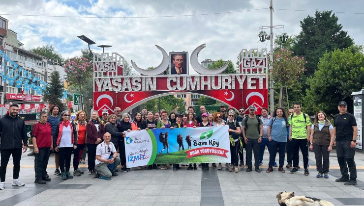 İzmit Belediyesi doğaseverleri Mecidiye Mahallesi ile tanıştırdı