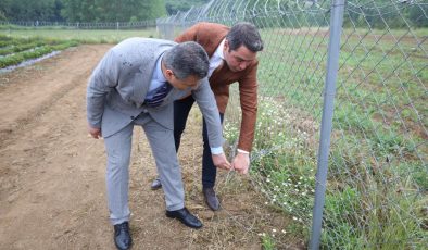 İzmit Belediyesi Başkan Yardımcısı Lütfü Obuz Çilekköy’de incelemelerde bulundu