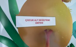 BELSA önündeki Bebek Bakım ve Emzirme Kabini yoğun ilgi görüyor 