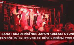 Sanat Akademimizin Tiyatro Bölümü kursiyerleri izleyici karşısına çıkıyor. 🎭