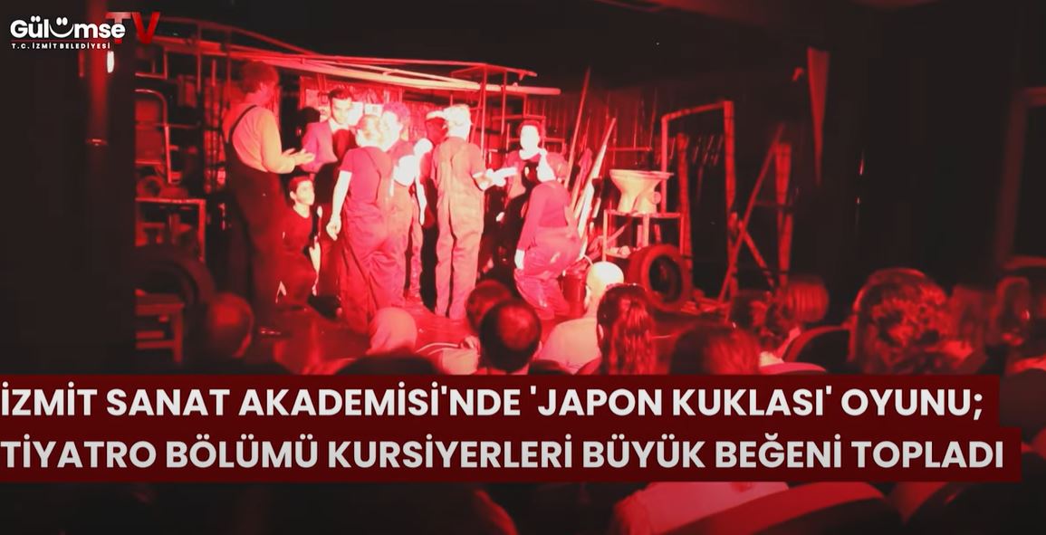 Sanat Akademimizin Tiyatro Bölümü kursiyerleri izleyici karşısına çıkıyor. 🎭