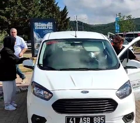 İzmit Belediyesinin hızlı müdahalesiyle  YKS adayı sınavına yetişti!