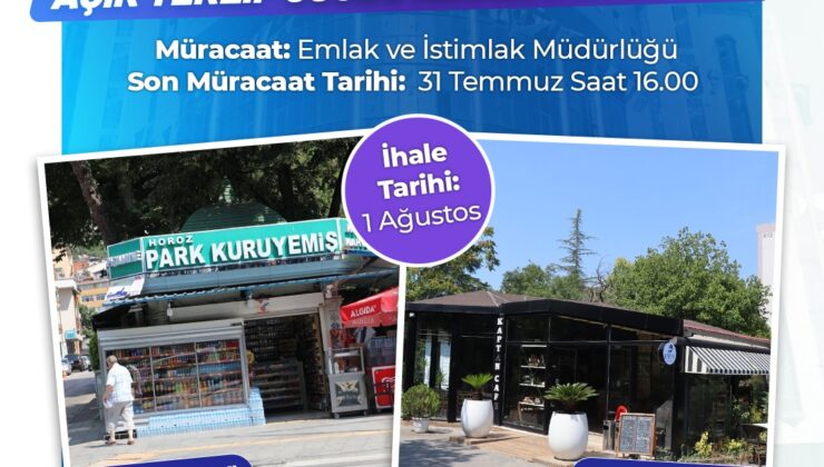 Yahya Kaptan’daki Kafe kiralama ihalesine çıkıyor