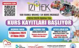 İZMEK’te yeni kayıt dönemi için başvurular başladı