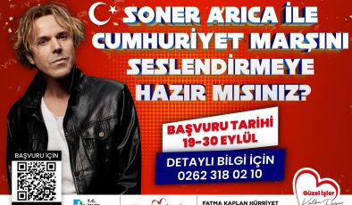 Soner Arıca ile birlikte Cumhuriyet Marşını seslendirmeye var mısınız?