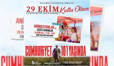 İzmit Belediyesi Cumhuriyet Bayramı’nı halkla kutlayacak