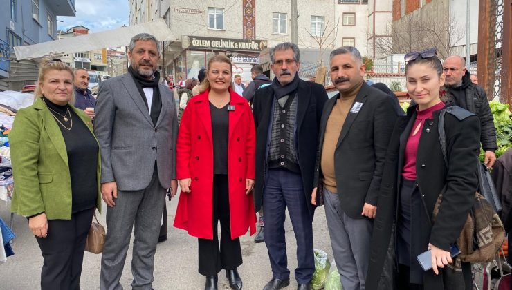 Başkan Hürriyet’ten, haklarını isteyen işçilere destek