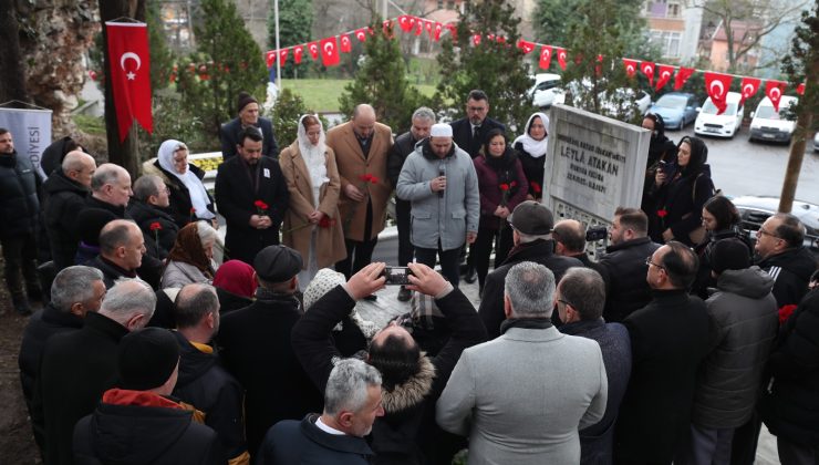 Efsane Başkan Leyla Atakan ve yol arkadaşları kabri başında anıldı