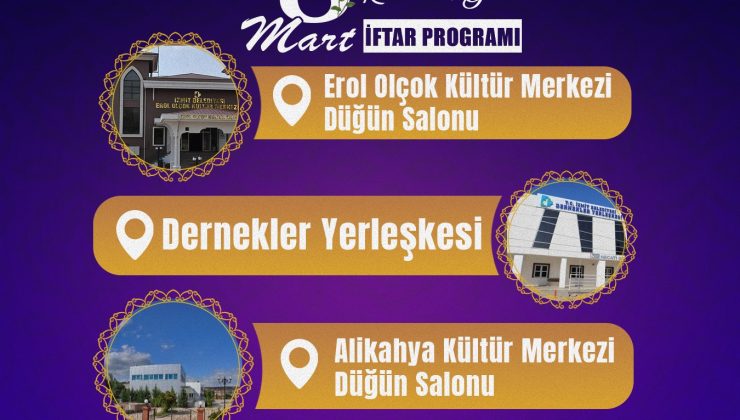 İzmit Belediyesi 8 Mart’ta kadınları iftar sofrasında buluşturuyor