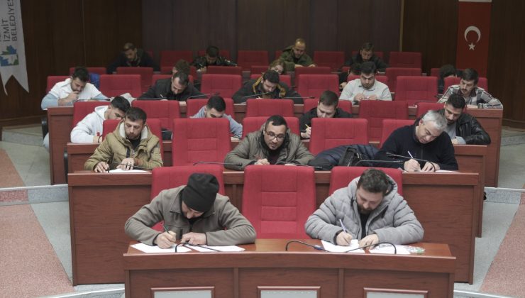 İzmit Belediyesinde liyakat dönemi devam ediyor: Elektrik Ustası sınavı gerçekleştirildi