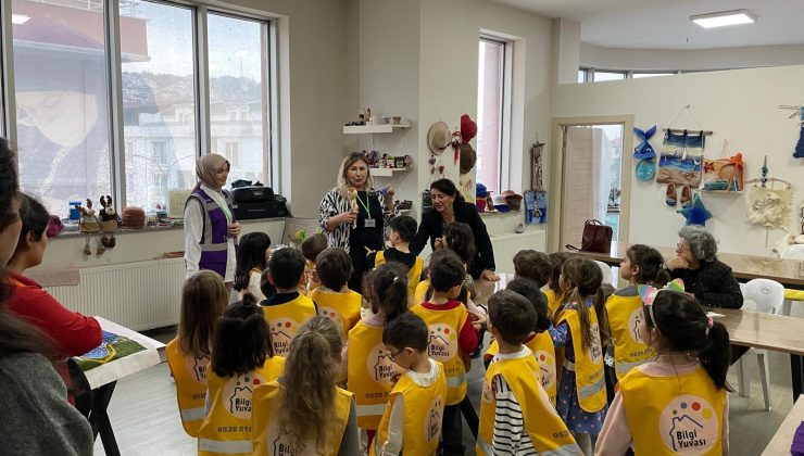 Öğrenciler İZGİM Çocuk Kütüphanesinde kitaplarla buluştu