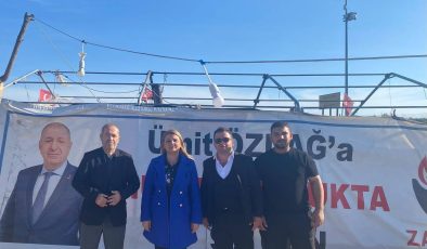 Başkan Hürriyet İmamoğlu ziyaretinde Zafer Partisine de destek vermeyi unutmadı