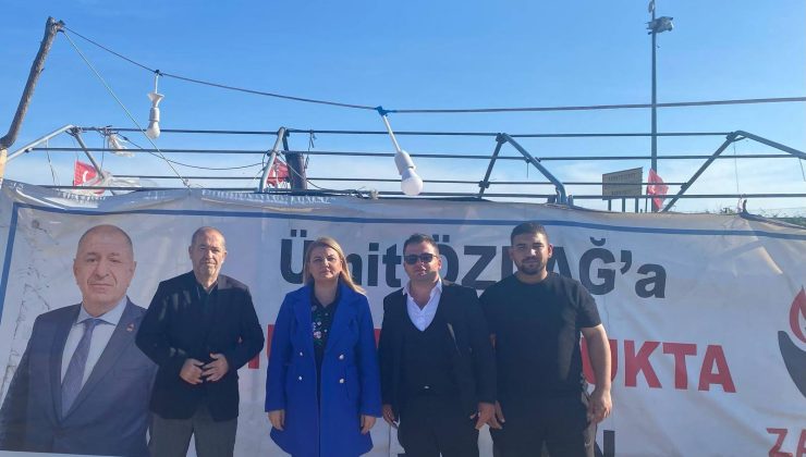 Başkan Hürriyet İmamoğlu ziyaretinde Zafer Partisine de destek vermeyi unutmadı
