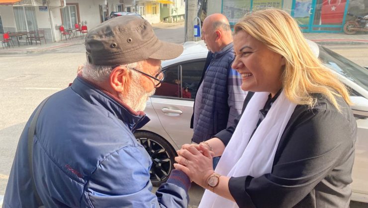 Fatma Başkan, Akmeşe esnafına hayırlı işler diledi