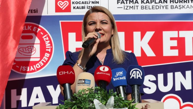 Fatma Başkan müjdeyi Halk Et açılışında verdi