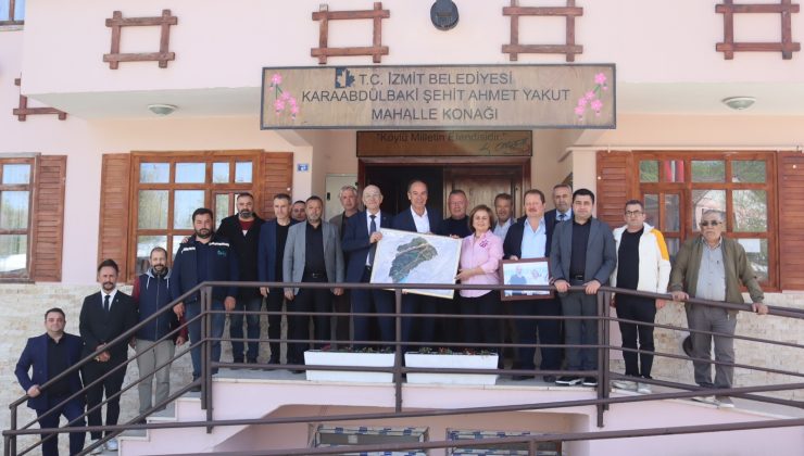 İzmit Belediyesi, Karaabdülbaki Mahallesindeki talepleri yerinde inceledi