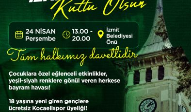 İzmit Belediyesi, Kocaelispor’un 59.yılı ve Dünya İzmitliler Gününü coşkuyla kutlanacak