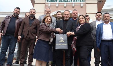İzmit Belediyesi yetkilileri Turgut Mahallesindeki çalışmaları yerinde inceledi
