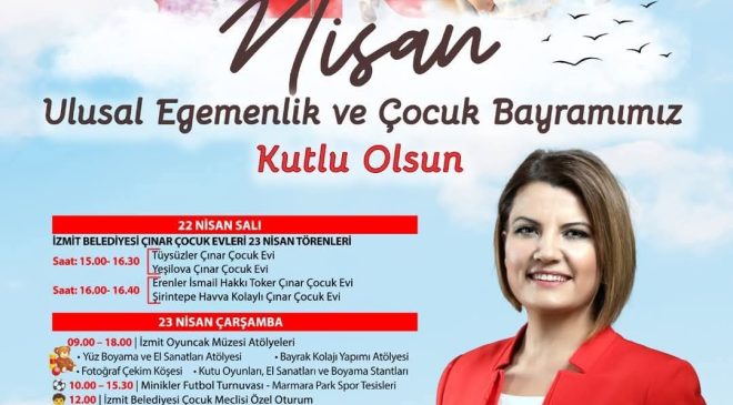 İzmit’te 23 Nisan coşkusu