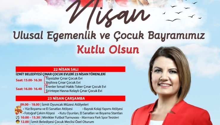 İzmit’te 23 Nisan coşkusu