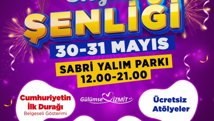 5. İyilik Şenliği 30-31 Mayıs’ta Sabri Yalım Parkı’nda!