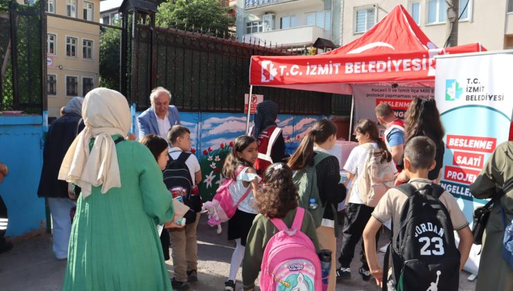 Beslenme Saati Projesini son durağı Fevzi Çakmak oldu