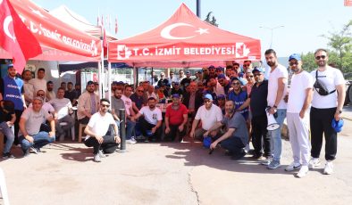 DYO Boya işçilerine İzmit Belediyesinden dayanışma eli