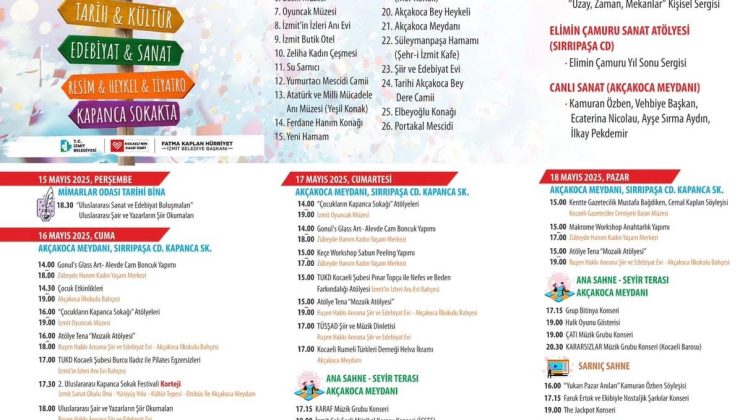 Uluslararası 2. Kapanca Sokak Festivali’nin ikinci günü birbirinden renkli etkinliklerle geçecek
