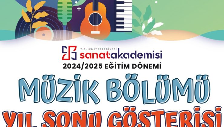 İzmit Sanat Akademisi’nde yetişen geleceğin müzisyenleri sahneye çıkıyor