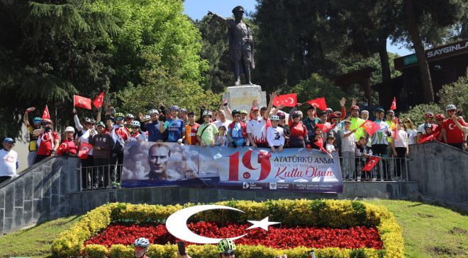 İzmit’te 19 Mayıs coşkusu bisiklet turu ile başladı