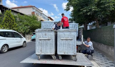 Yenişehir’de daha temiz bir İzmit için konteyner değişimi