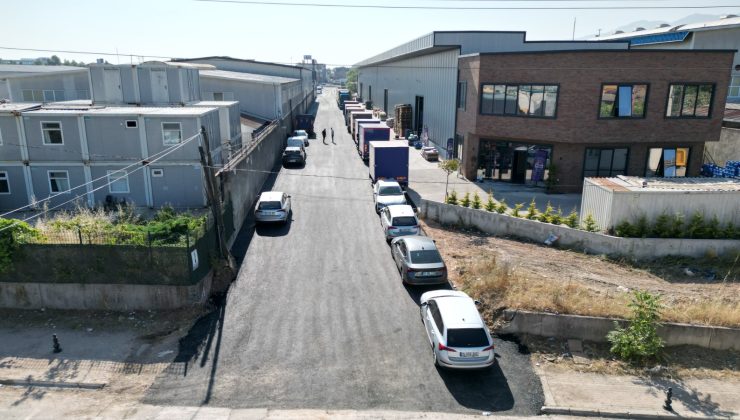 İzmit Belediyesi’nden Sanayi Mahallesi’ne modern yol