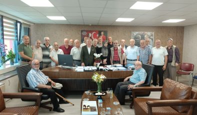 Mehmet Ali Paşa Mahallesi büyüklerinden Erdem Arcan’a hayırlı olsun ziyareti