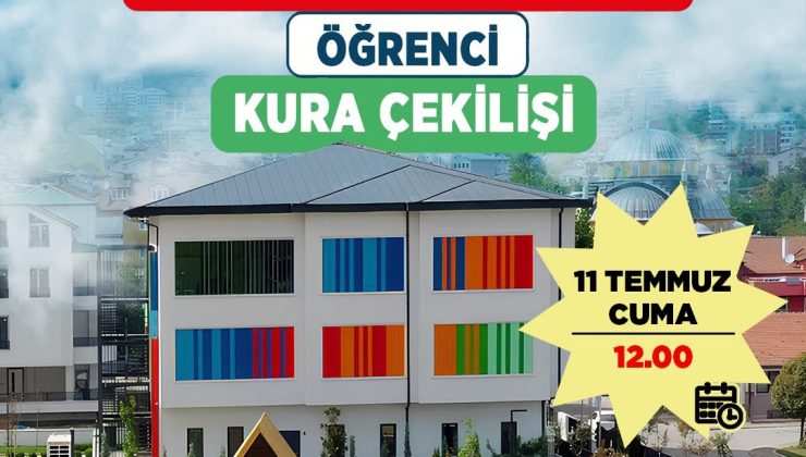 Çınar Çocuk Evleri’nde 3’üncü grup için 11 Temmuz’da kura çekilecek