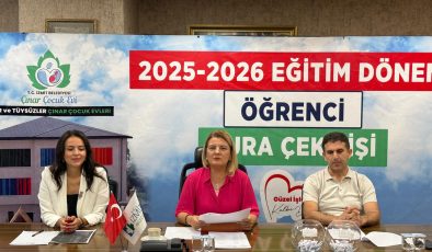 Çınar Çocuk Evleri’nde kura tamamlandı