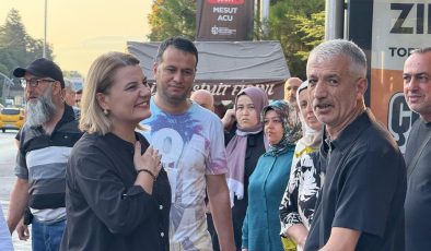 Fatma Başkan’dan emekçilere günaydın ziyaretleri devam ediyor
