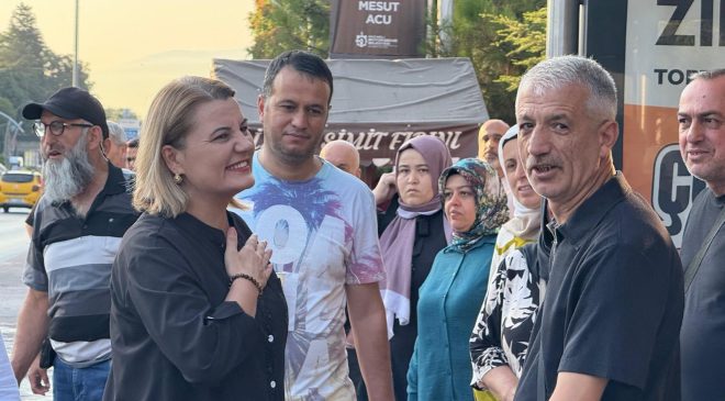 Fatma Başkan’dan emekçilere günaydın ziyaretleri devam ediyor