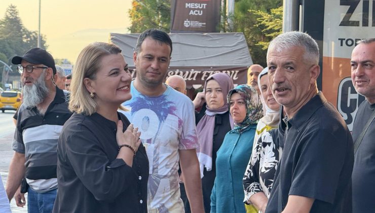 Fatma Başkan’dan emekçilere günaydın ziyaretleri devam ediyor