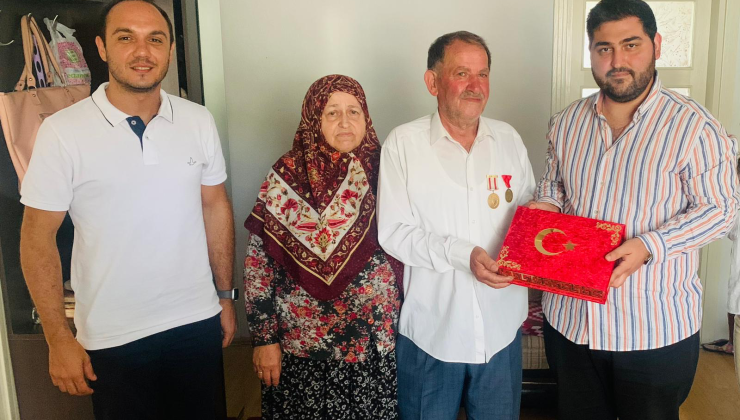İzmit Belediyesi gazilerimize vefa ziyaretlerine devam ediyor