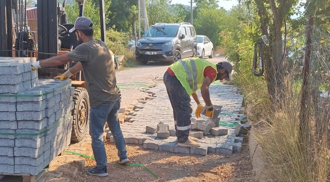 İzmit Belediyesi, 5 ayrı mahallede parke ve kaldırımları yeniledi