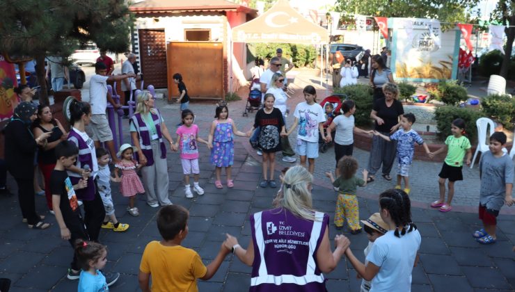 İzmit Belediyesinden Kuruçeşme’de renkli çocuk etkinliği