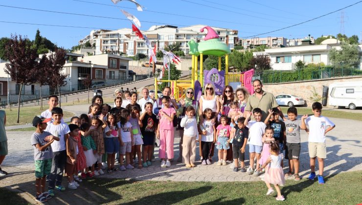 Tüysüzler’de çocuklar eğlenceye doydu