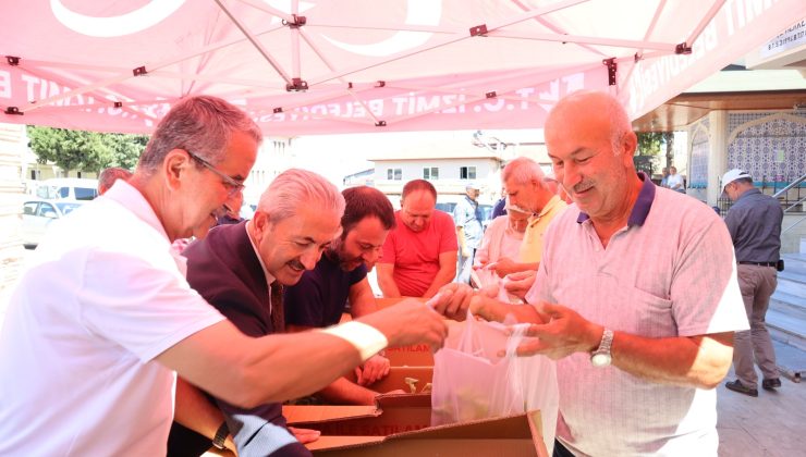 Akmeşe’de vatandaşlara binlerce fide dağıtıldı