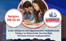 Çınar Akademi’den mahallelere eğitim seferberliği