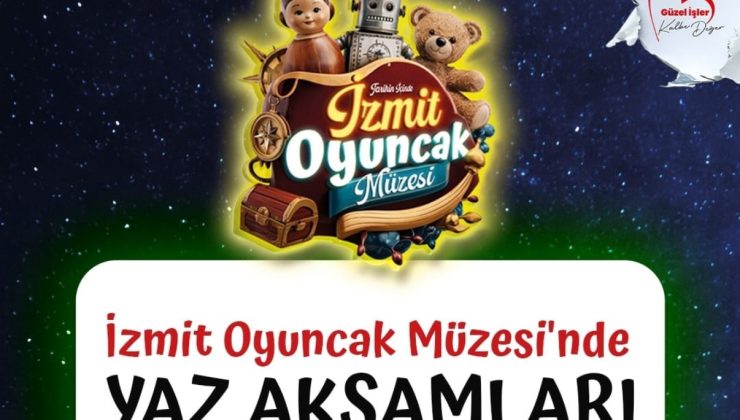 İzmit Belediyesinin müzede yaz akşamları atölyeleri devam ediyor
