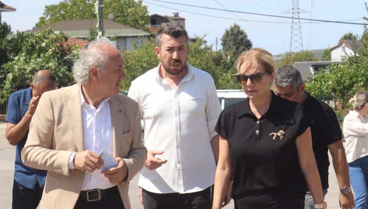 İzmit Belediyesi Tüysüzler Mahallesi’nin taleplerini yerinde dinledi