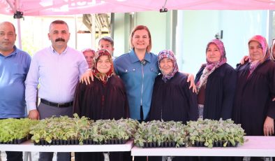 İzmit’te başlayan fide desteği, Gebze köylerine ulaştı