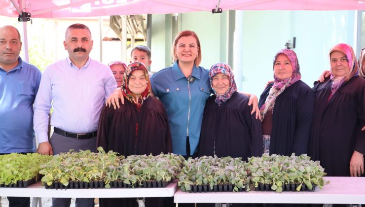 İzmit’te başlayan fide desteği, Gebze köylerine ulaştı
